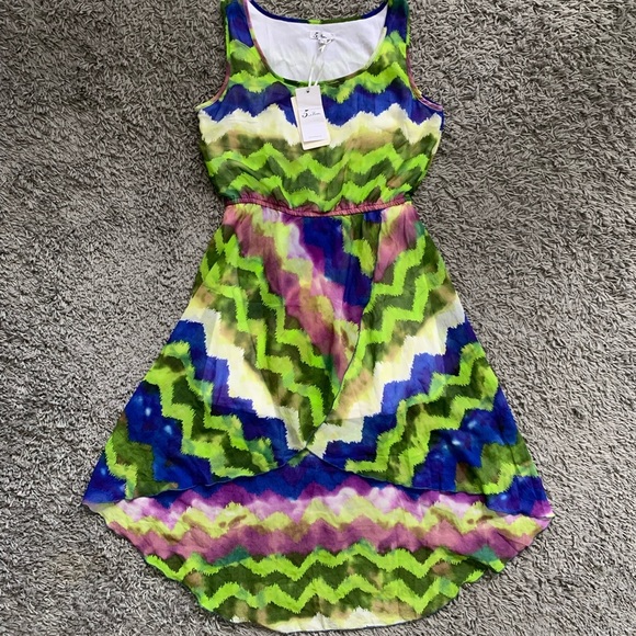 Gorgeous green mesh summer dress - Picture 12 of 13